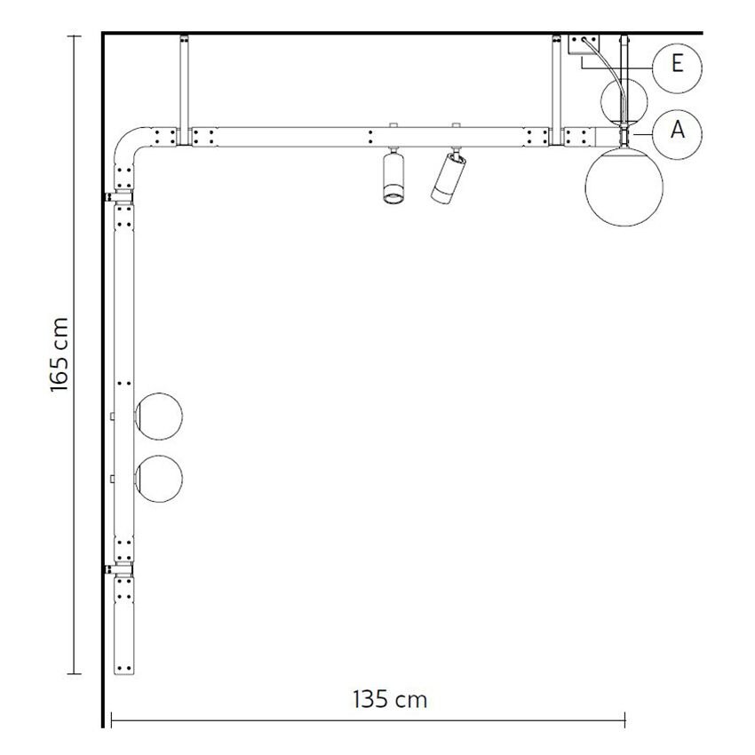 Stant Wall/Ceiling Dimensions
