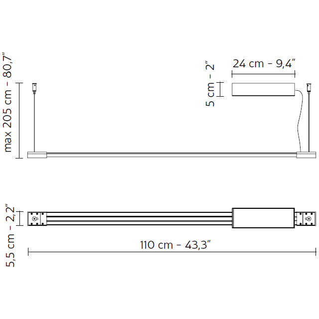 Turn It Suspension System Dimensions