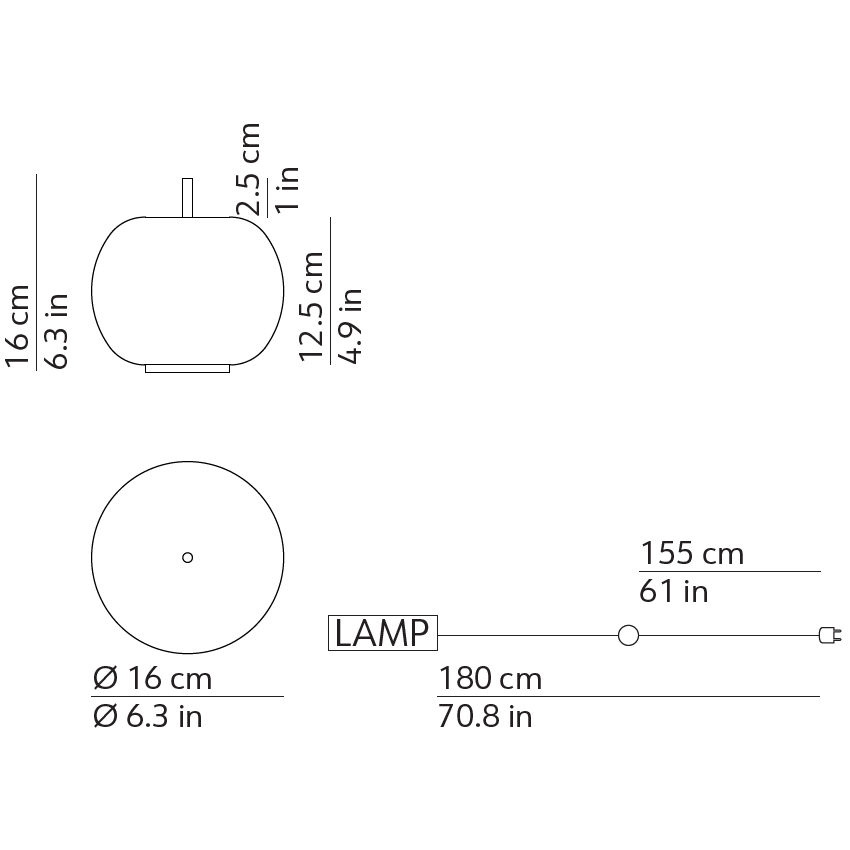 Kushi Table Dimensions