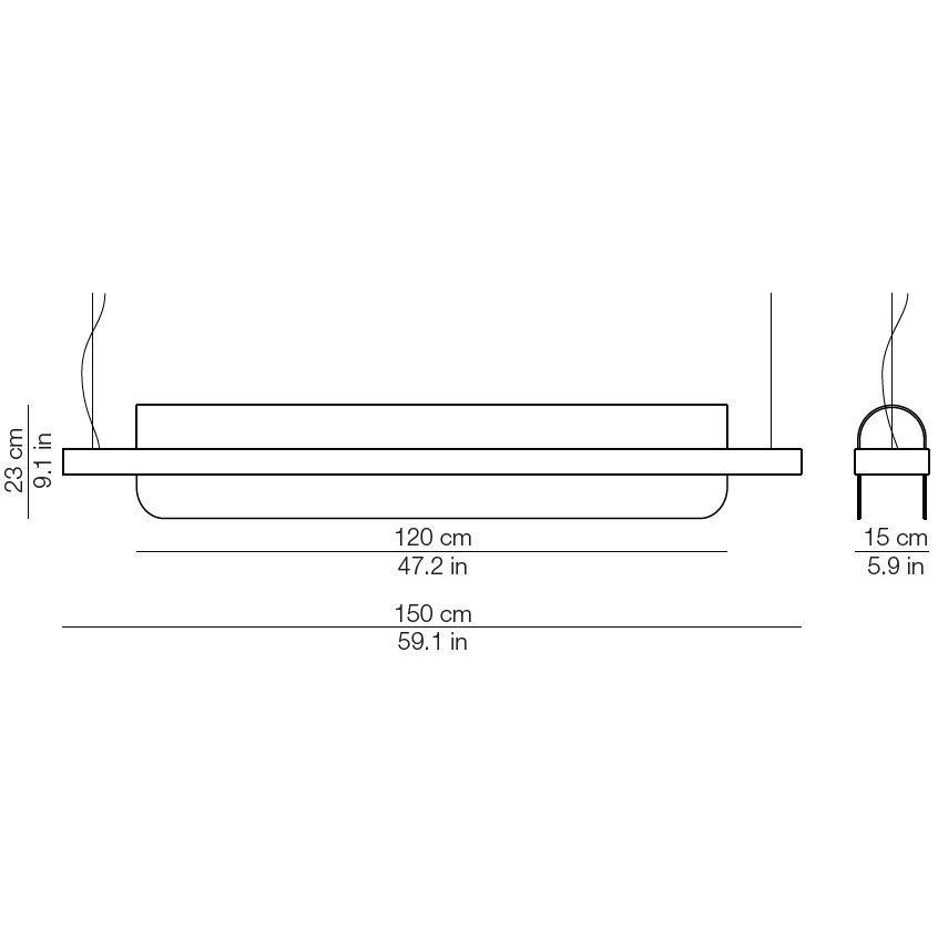 Nami Suspension Dimensions