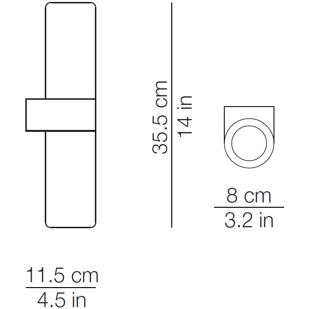 Pastilla Wall Dimensions