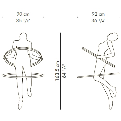 Limbo Hoop Suspension Dimensions