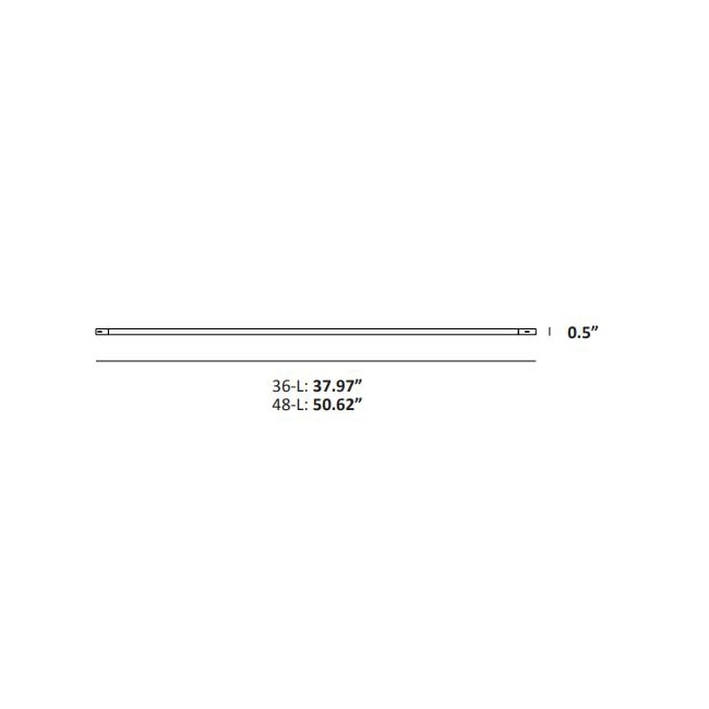 Z-Bar Suspension Linear Dimensions