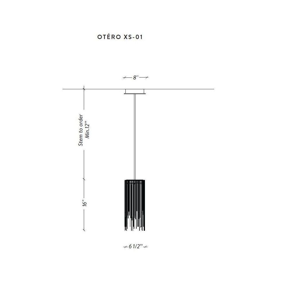 Otero XS-01 Suspension Dimensions