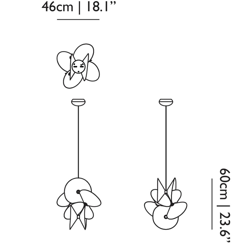 Serpentine Suspension Dimensions