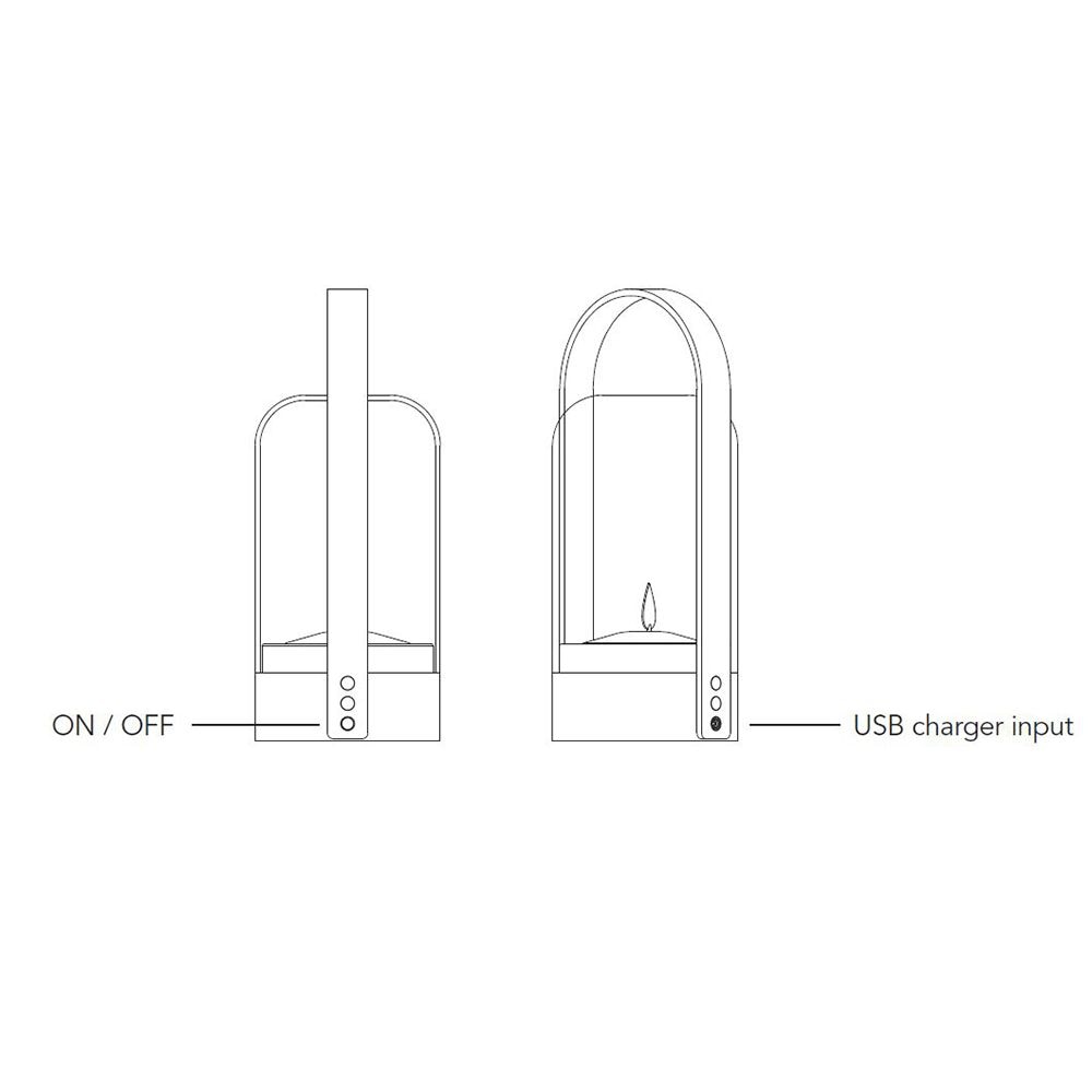 Candlelight Portable Table Dimensions