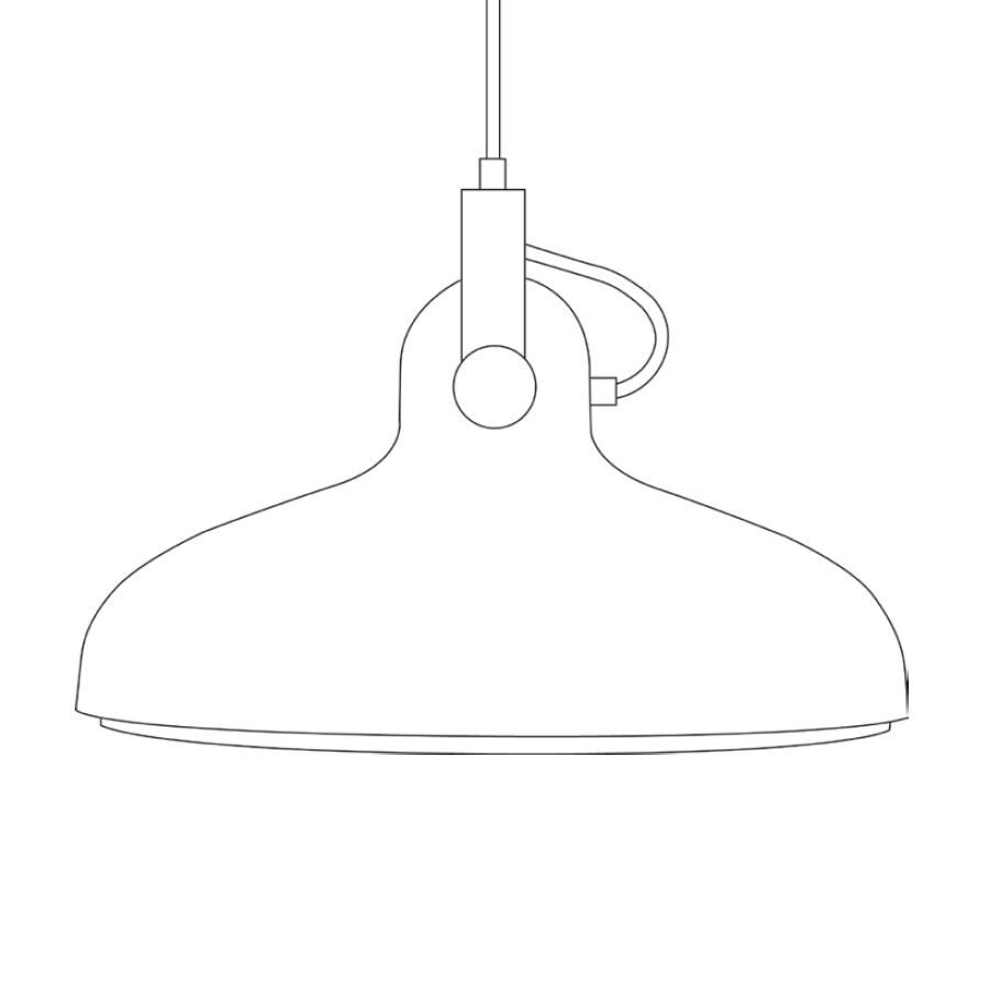 Carronade Pendant Large Suspension Dimensions