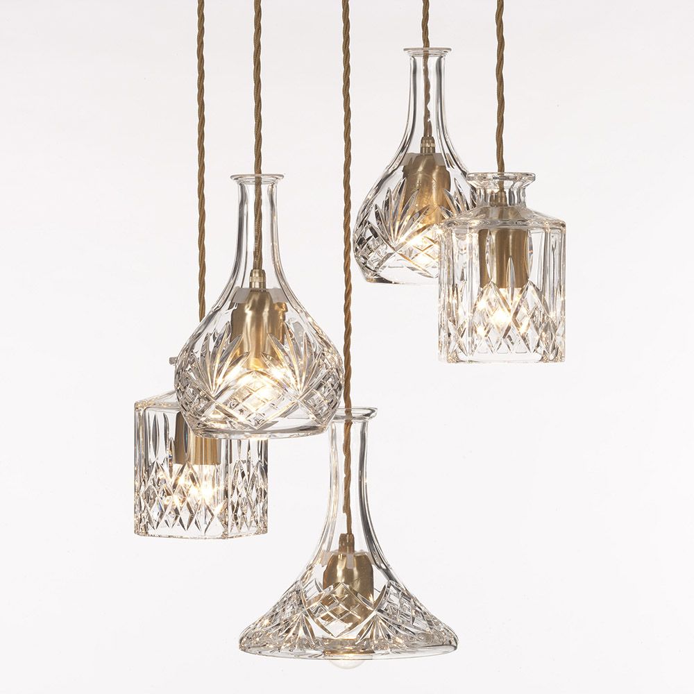 Decanterlight Classic 5 Piece Chandelier Suspension