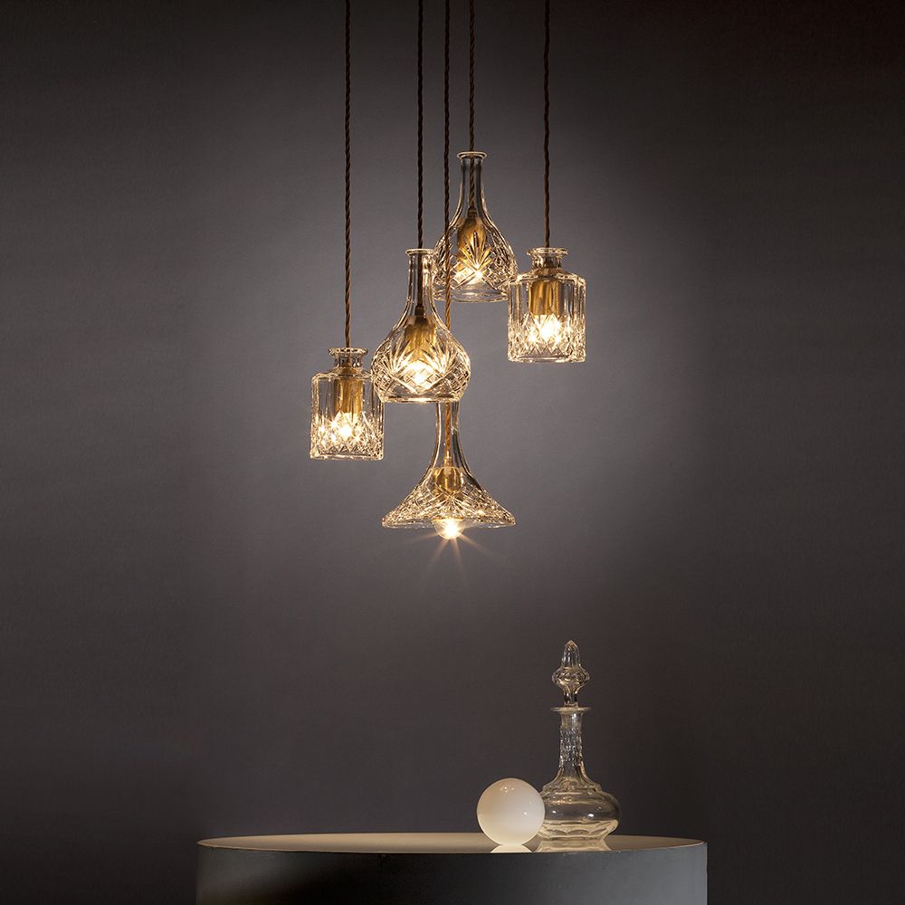 Decanterlight Classic 5 Piece Chandelier Suspension