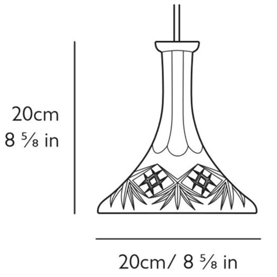 Decanterlight Tulip Suspension Dimensions