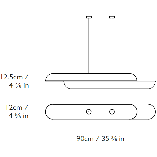 Gemini Horizontal Suspension Dimensions