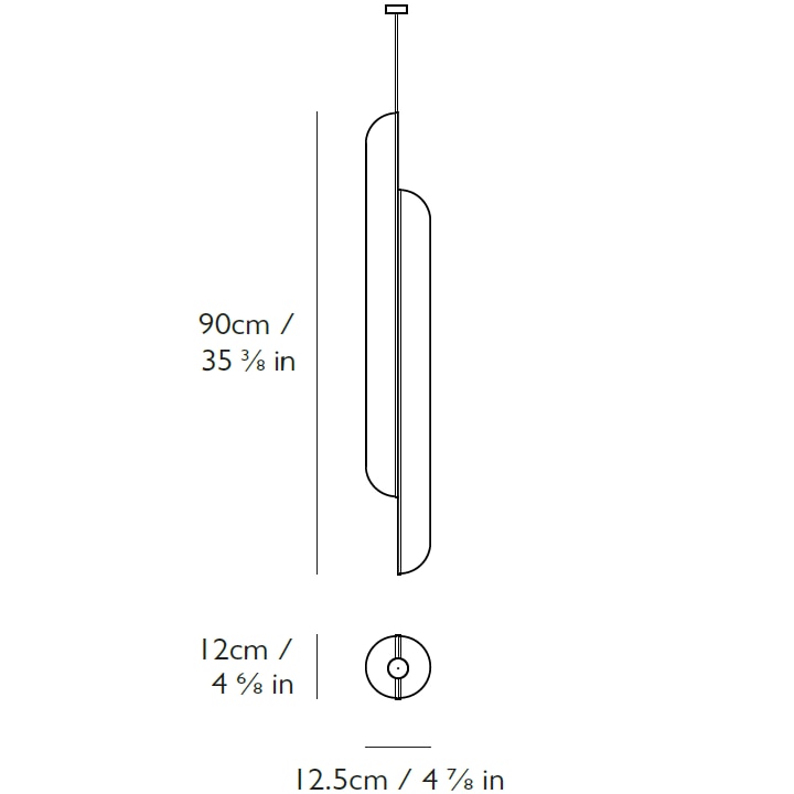 Gemini Vertical Suspension Dimensions