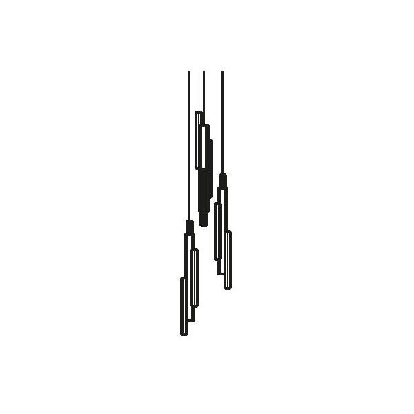 Hail 3-Light Short Chandelier Suspension Dimensions