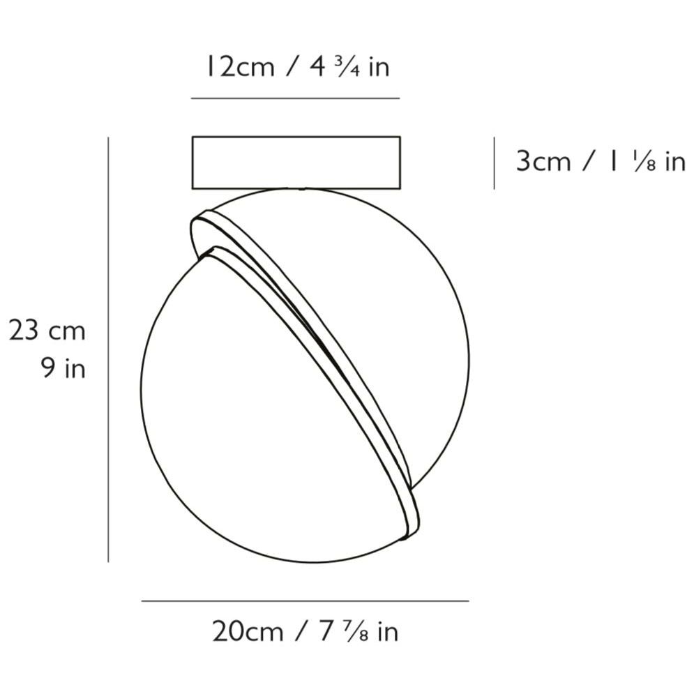 Mini Crescent Ceiling Dimensions