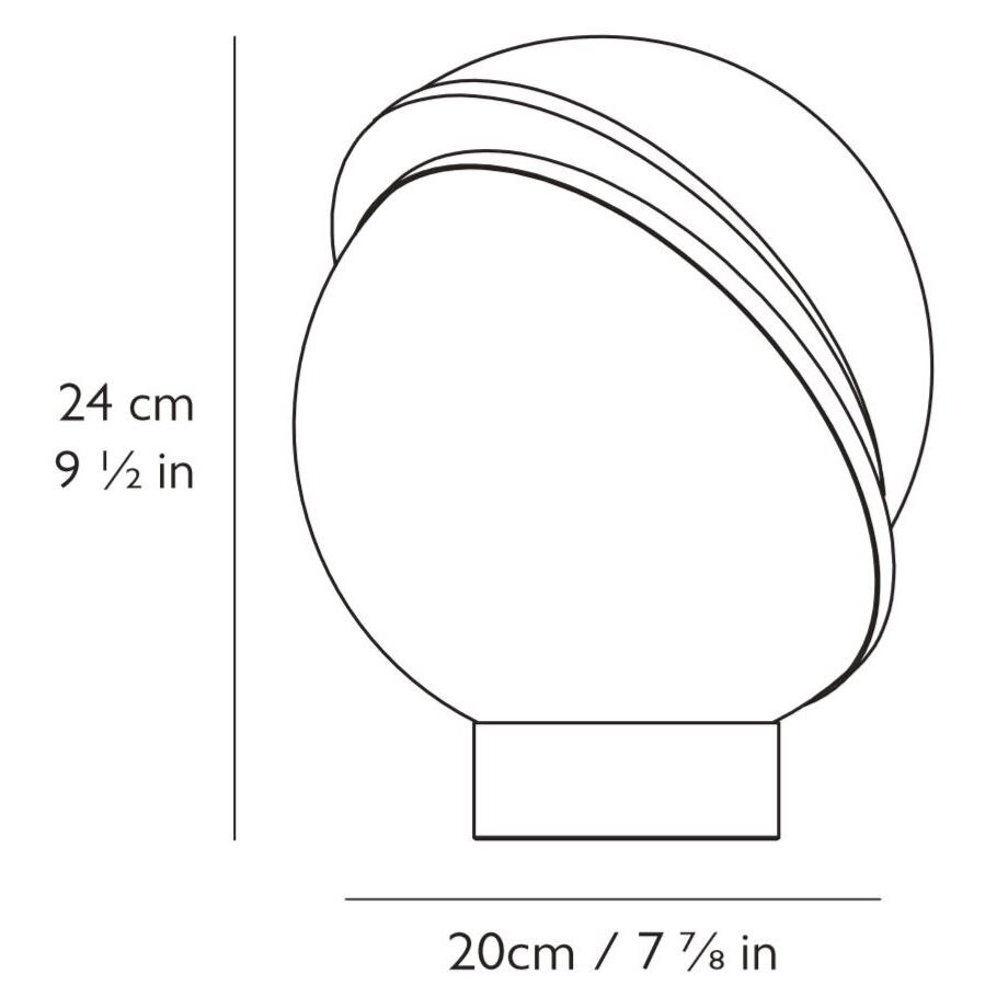 Mini Crescent Table Dimensions