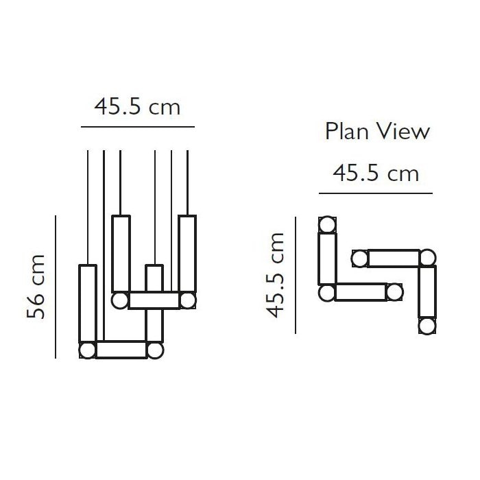 Vesper Duo Suspension Dimensions