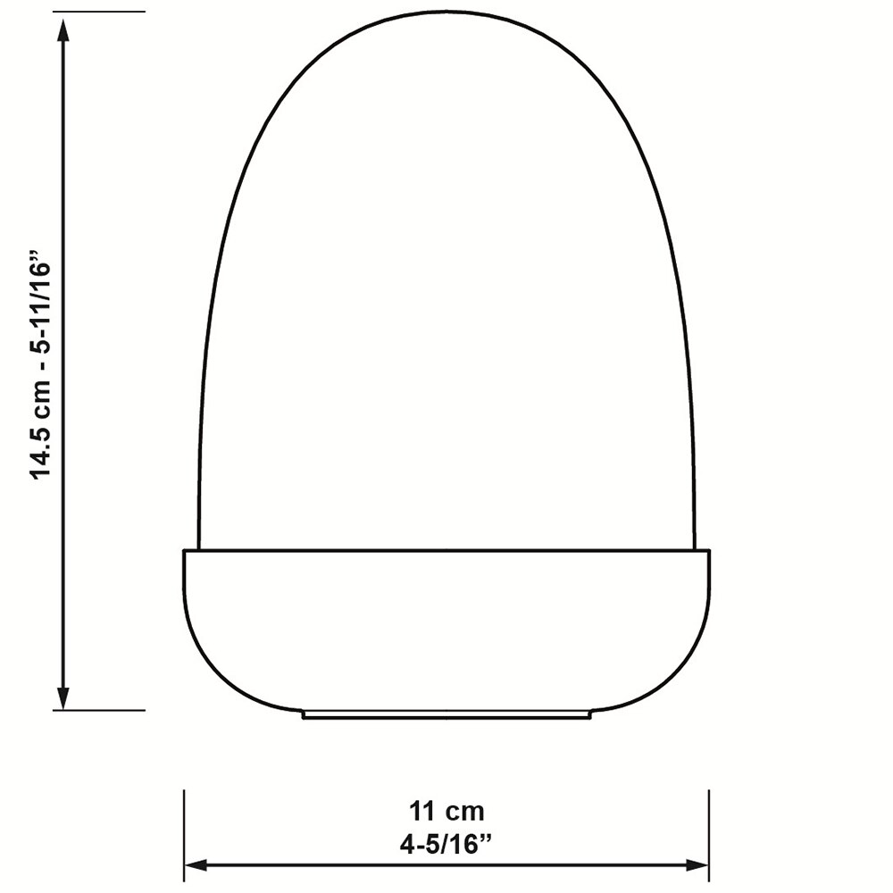 Lace Dome Indoor/Outdoor Portable Table Dimensions