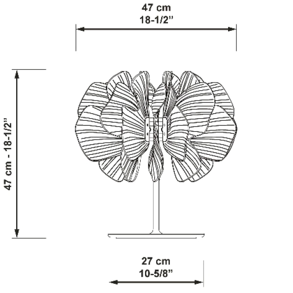 Nightbloom Table Dimensions