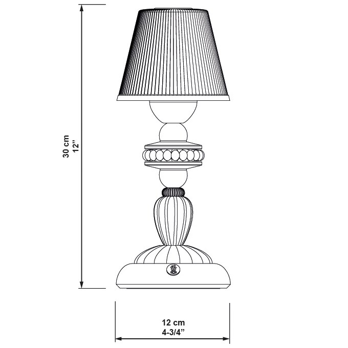 Sunflower Firefly Portable Table Dimensions