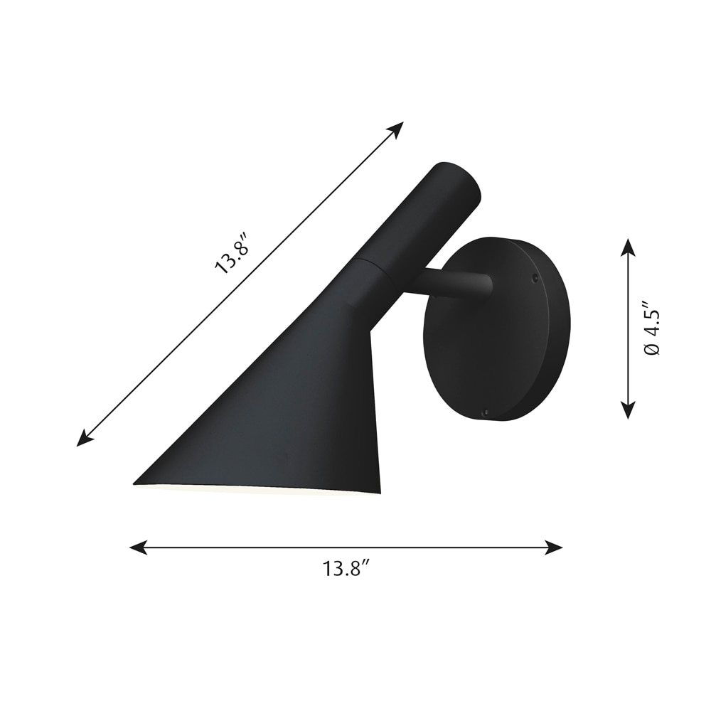 AJ 50 Indoor/Outdoor Wall Dimensions