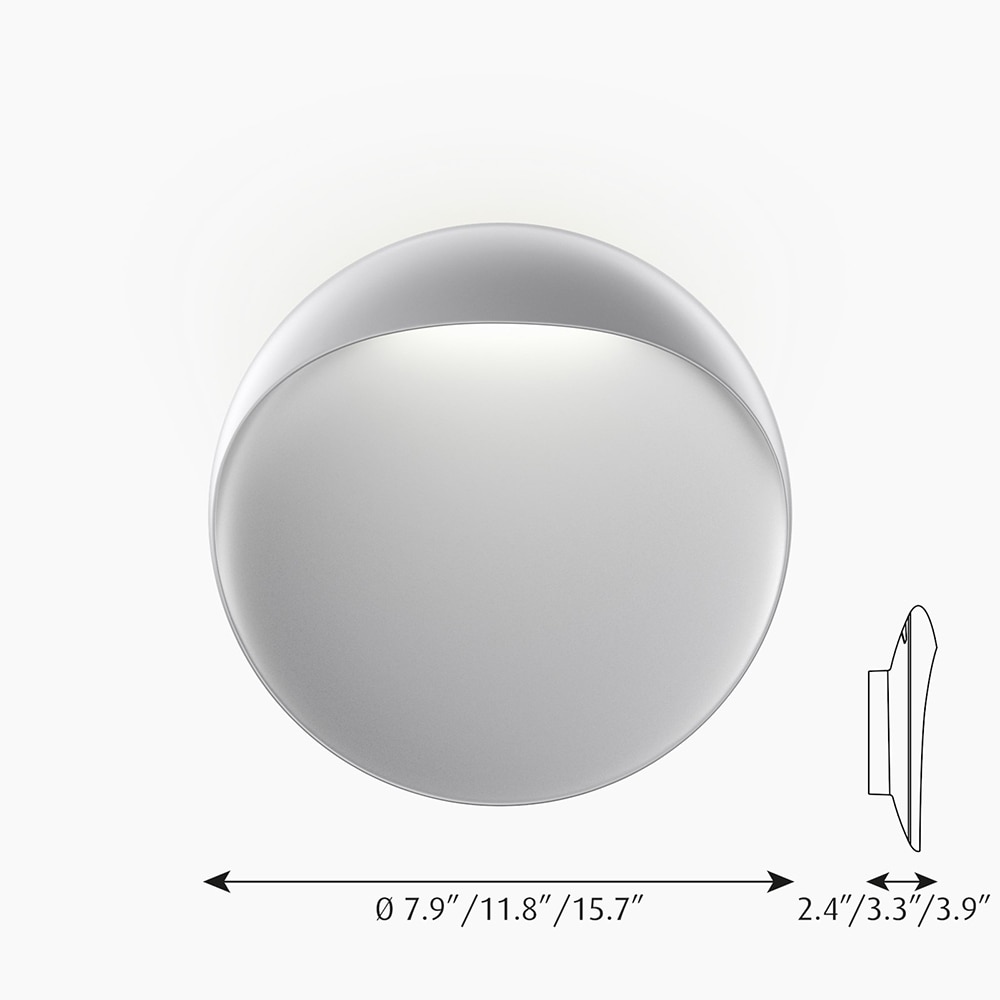 Flindt Indoor/Outdoor Wall/Ceiling Dimensions