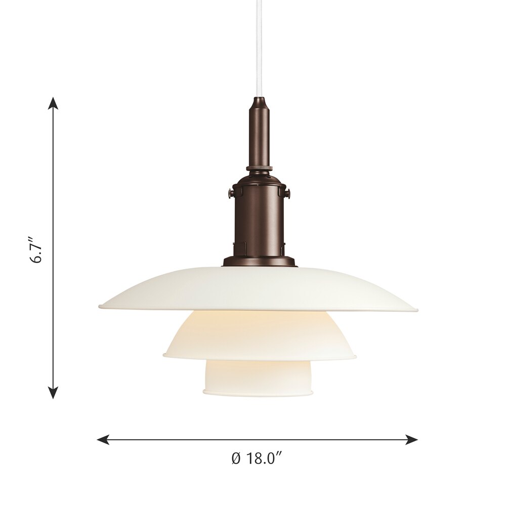 PH 3 ½-3  Colour Suspension Dimensions