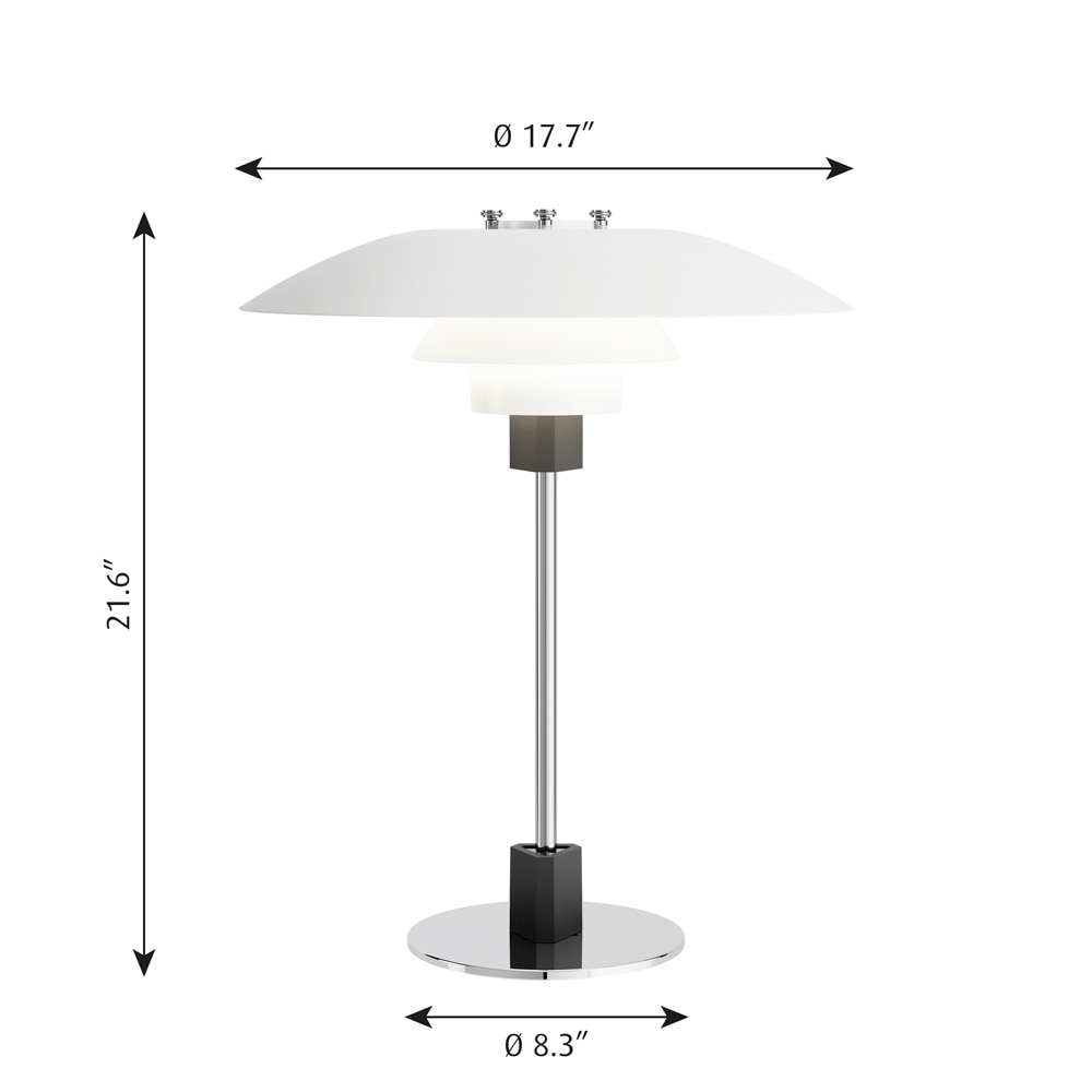 PH 4/3 Table Dimensions