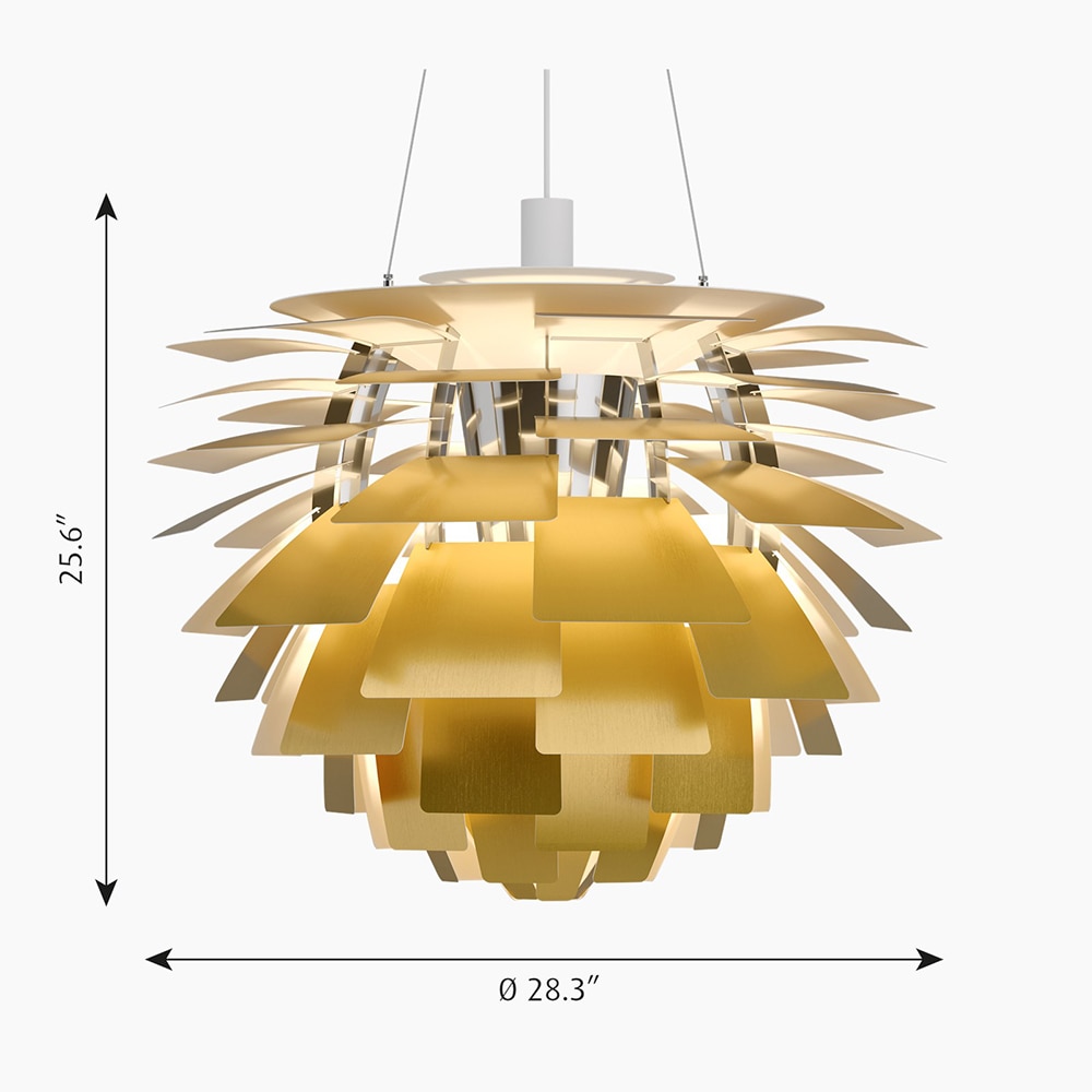 PH Artichoke 720 LED Suspension Dimensions