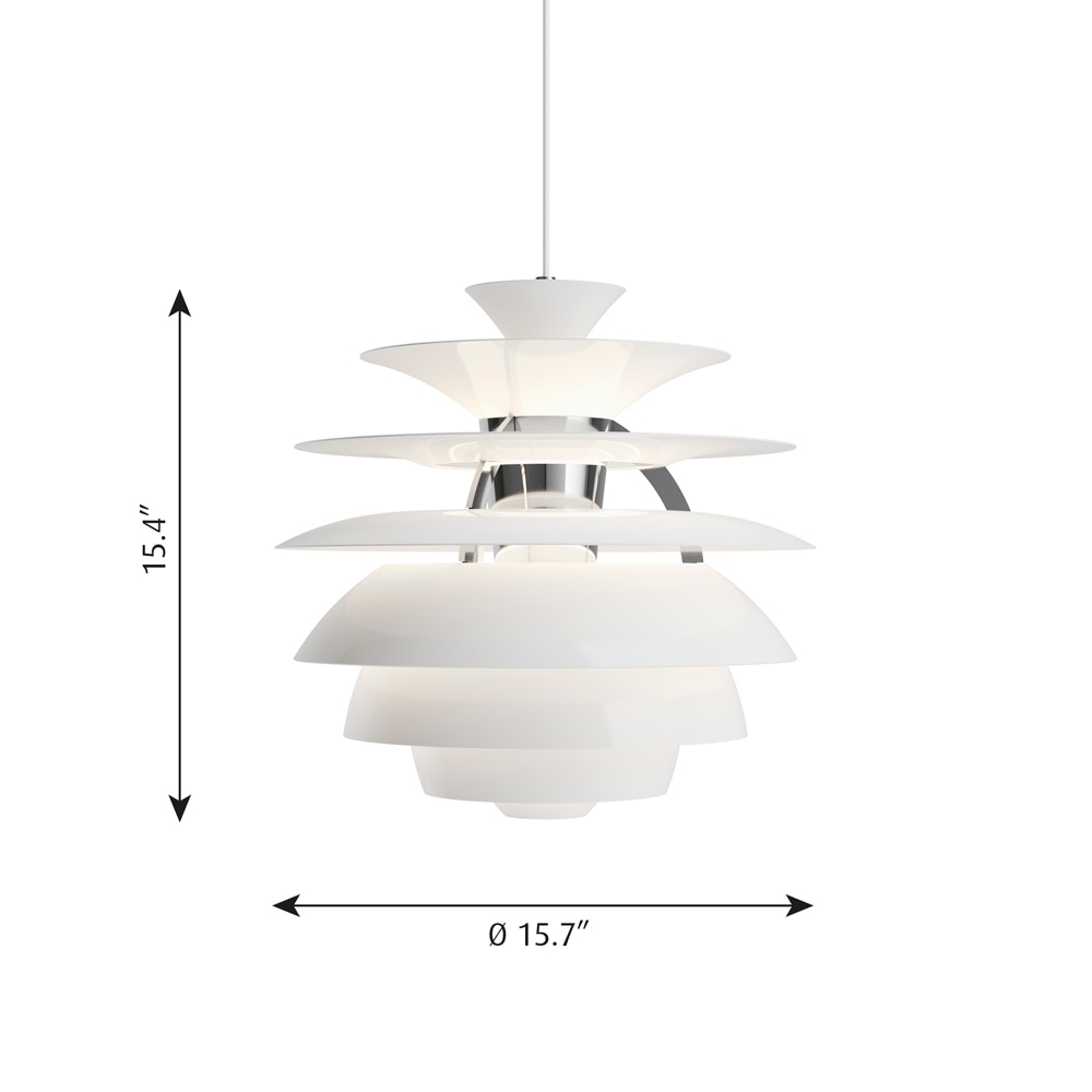 PH Snowball LED Suspension Dimensions