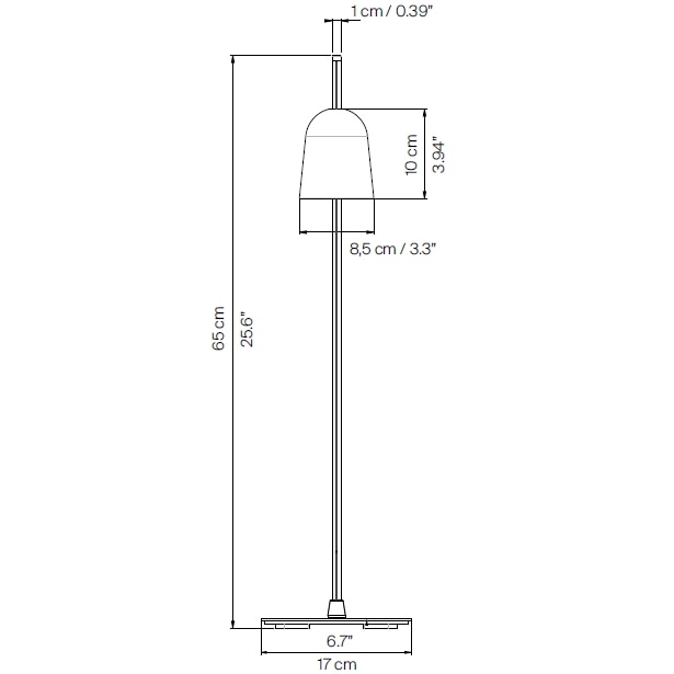Ascent Table Dimensions