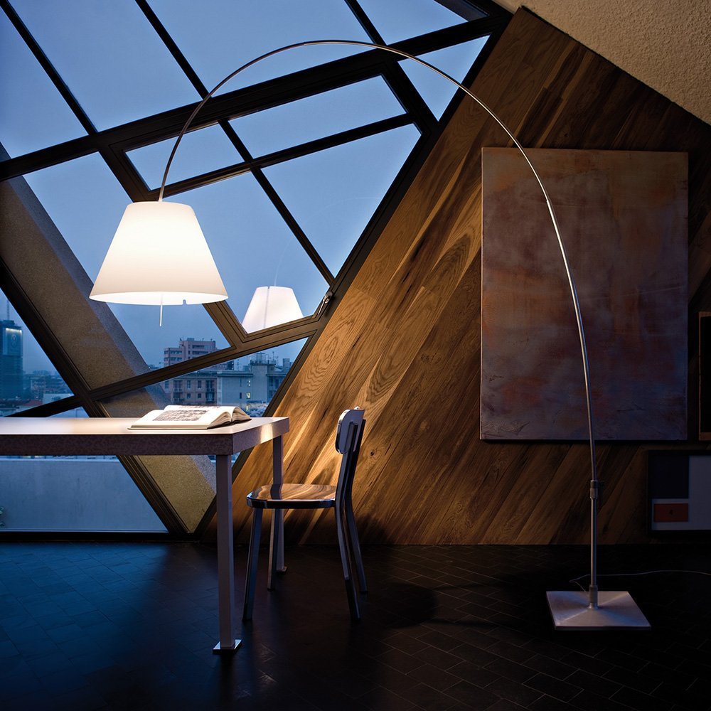 Lady Costanza Floor - LucePlan | Arching Floor Lights - USA & Canada