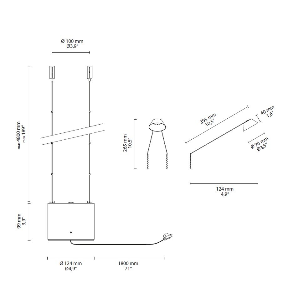 Liiu Floor Dimensions