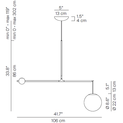 Malamata Suspension Dimensions
