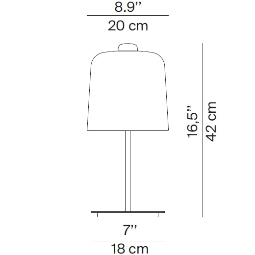 Zile Table Dimensions