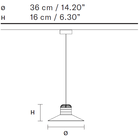 Cordea Indoor S G Suspension Dimensions