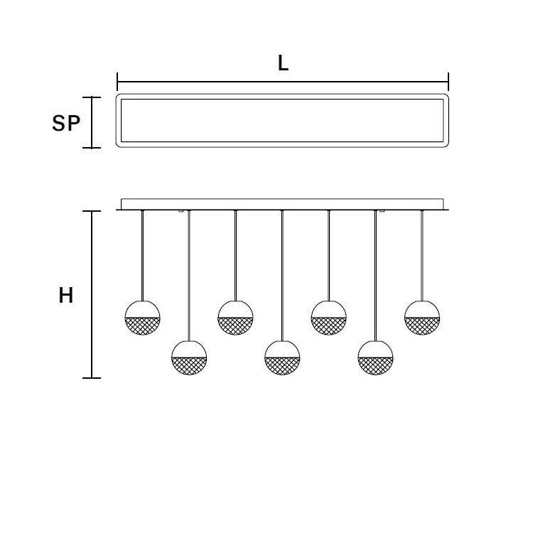 14.9 Linear Suspension - Bocci | Linear Suspension Lights - USA & Canada