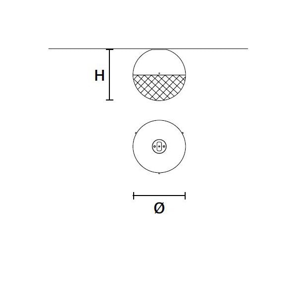 Iglù PL Ceiling Dimensions