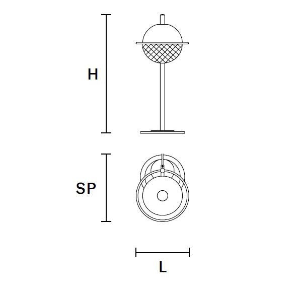 Iglù TL1 Table Dimensions