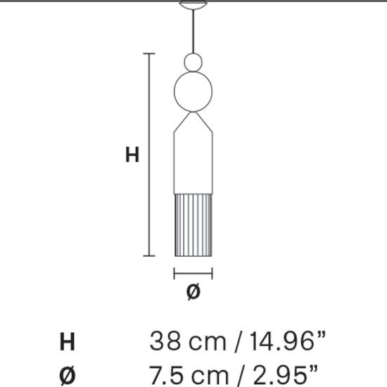 Nappe N4 Suspension Dimensions