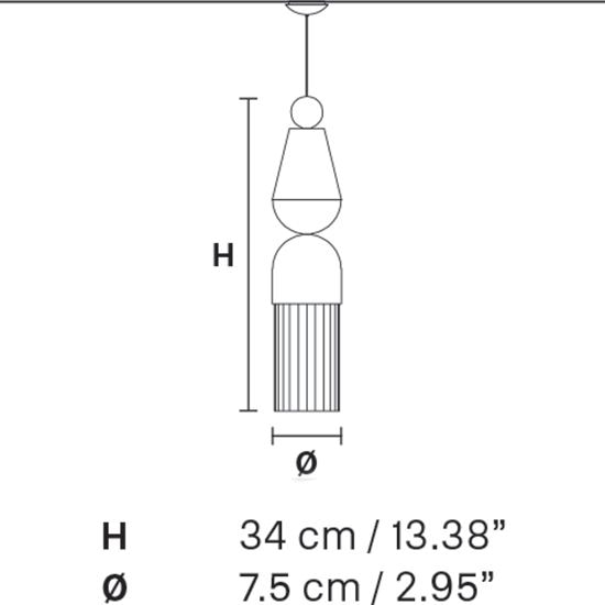 Nappe N7 Suspension Dimensions