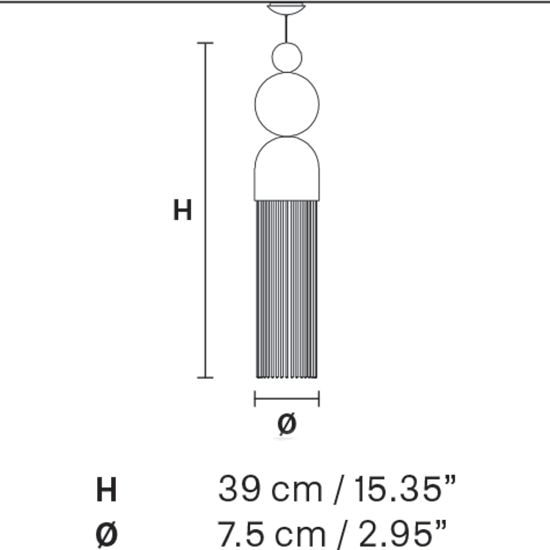 Nappe N9 Suspension Dimensions