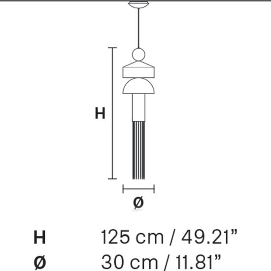 Nappe XL1 Suspension Dimensions