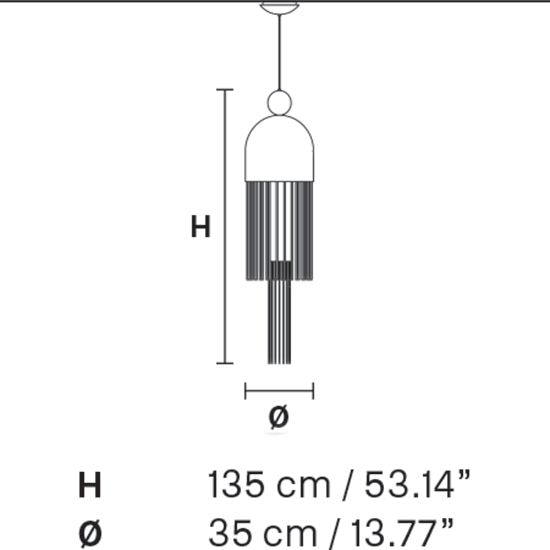 Nappe XL2 Suspension Dimensions