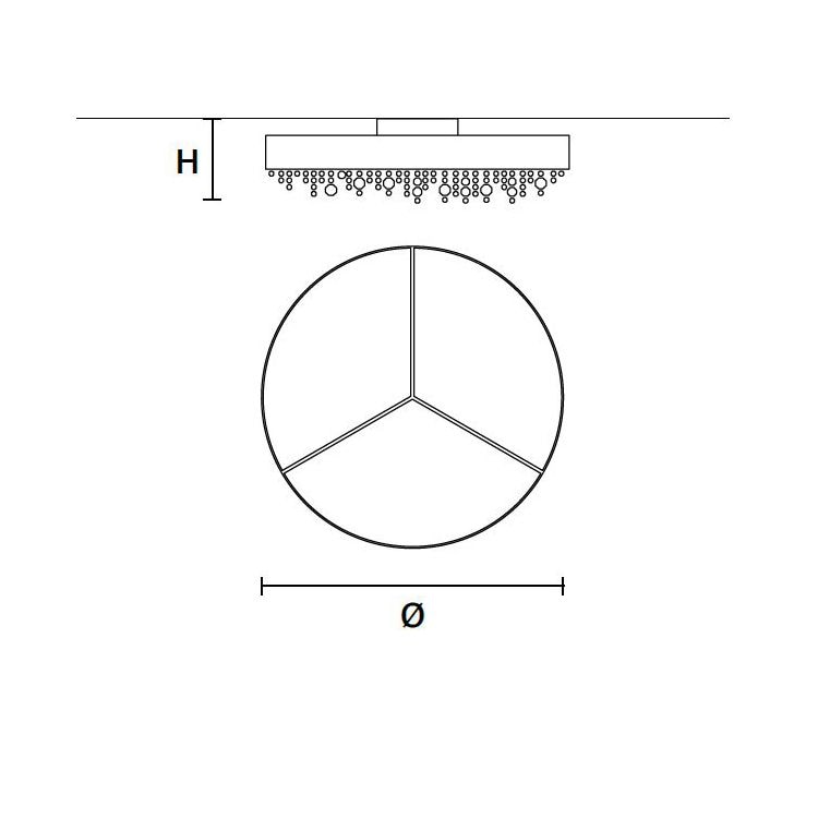 Olà PL6 90 Ceiling Dimensions