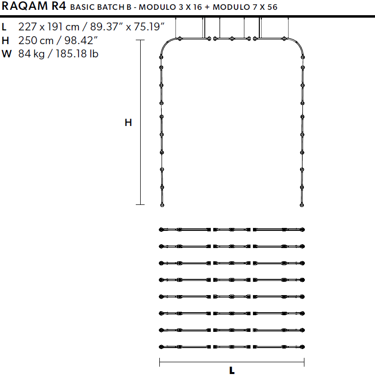 Raqam R4 Suspension Dimensions