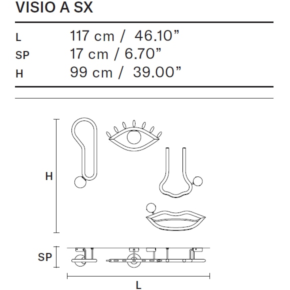 Visio A Wall Dimensions