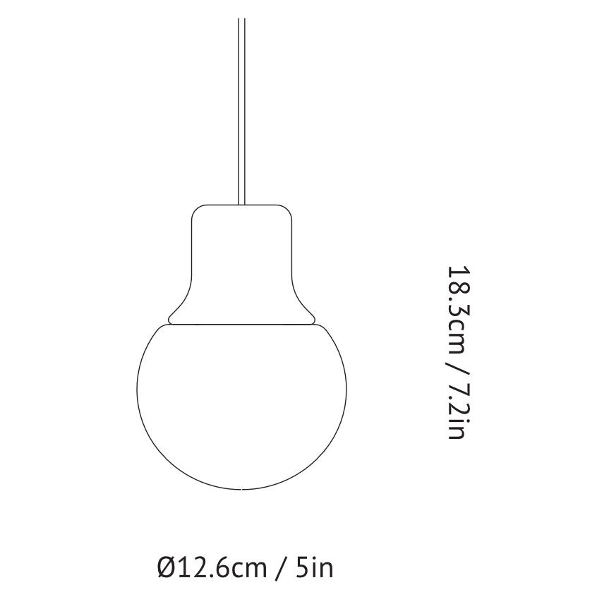 Mass Light NA5 Pendant Suspension Dimensions
