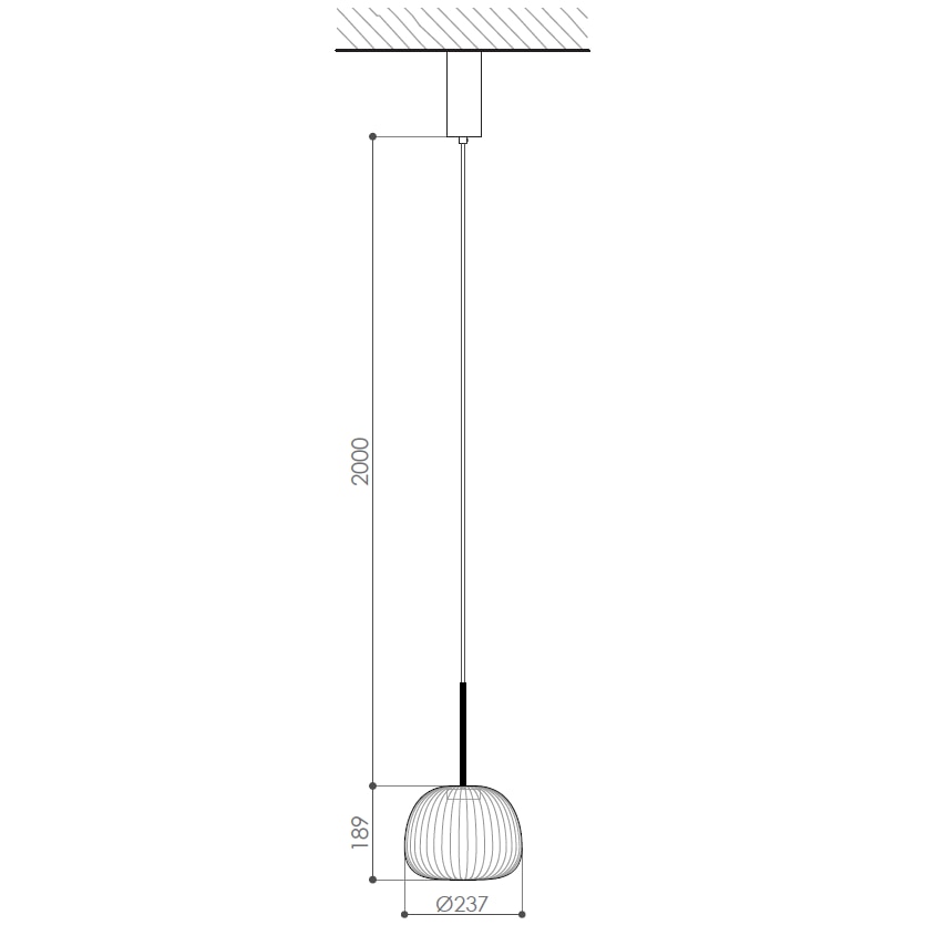 Bes Pendant Suspension Dimensions