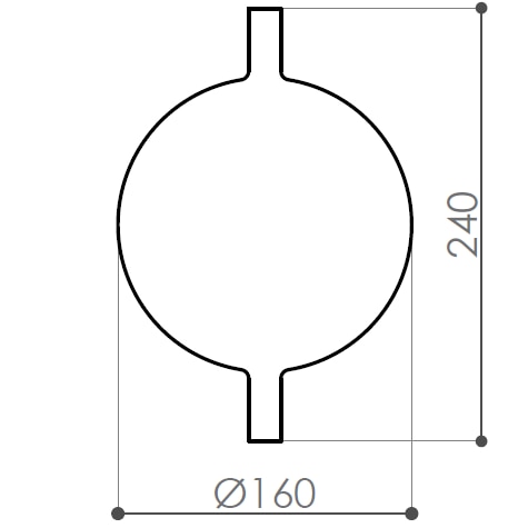 Hydra Berry Pendant Suspension System Dimensions