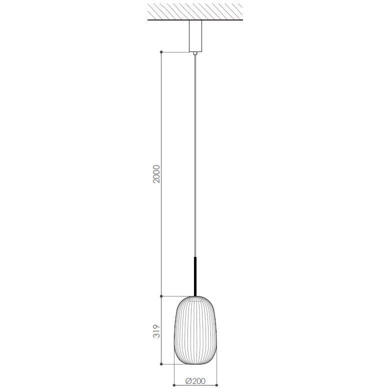 Maat Pendant Suspension Dimensions